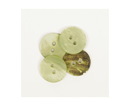 620 Parelmoer rond groen 15mm